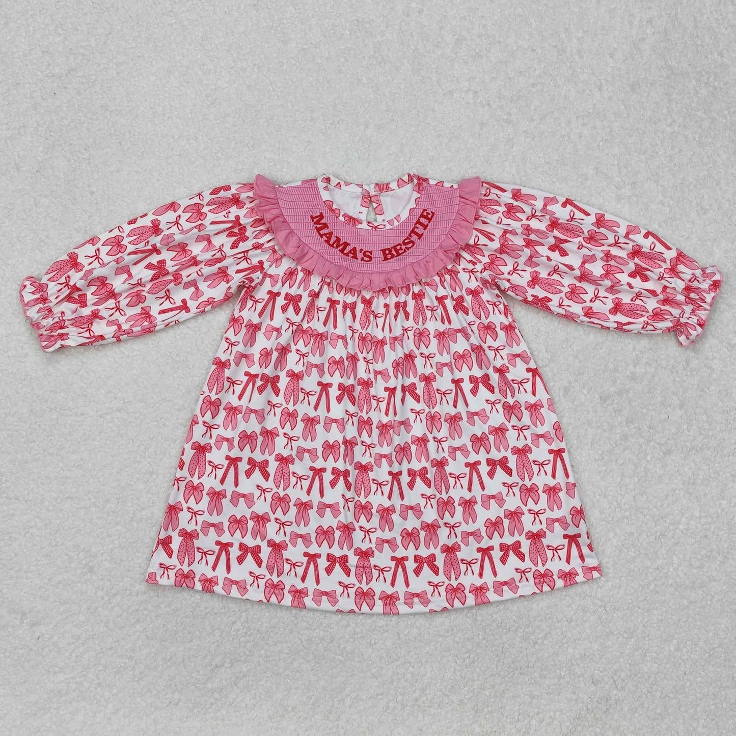 Mama’s Bestie (Embroidered smocked)!