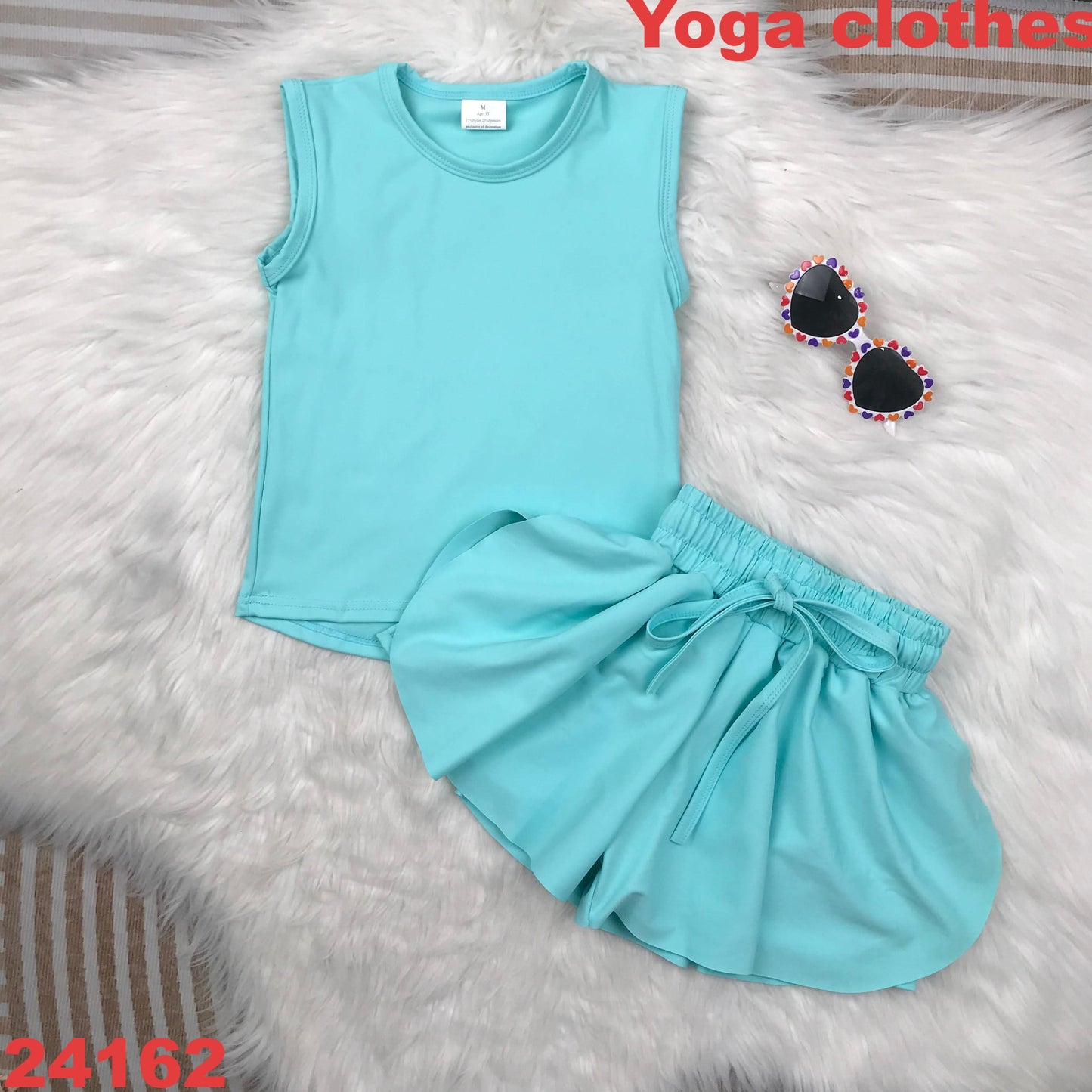 athletic set with shorts built in