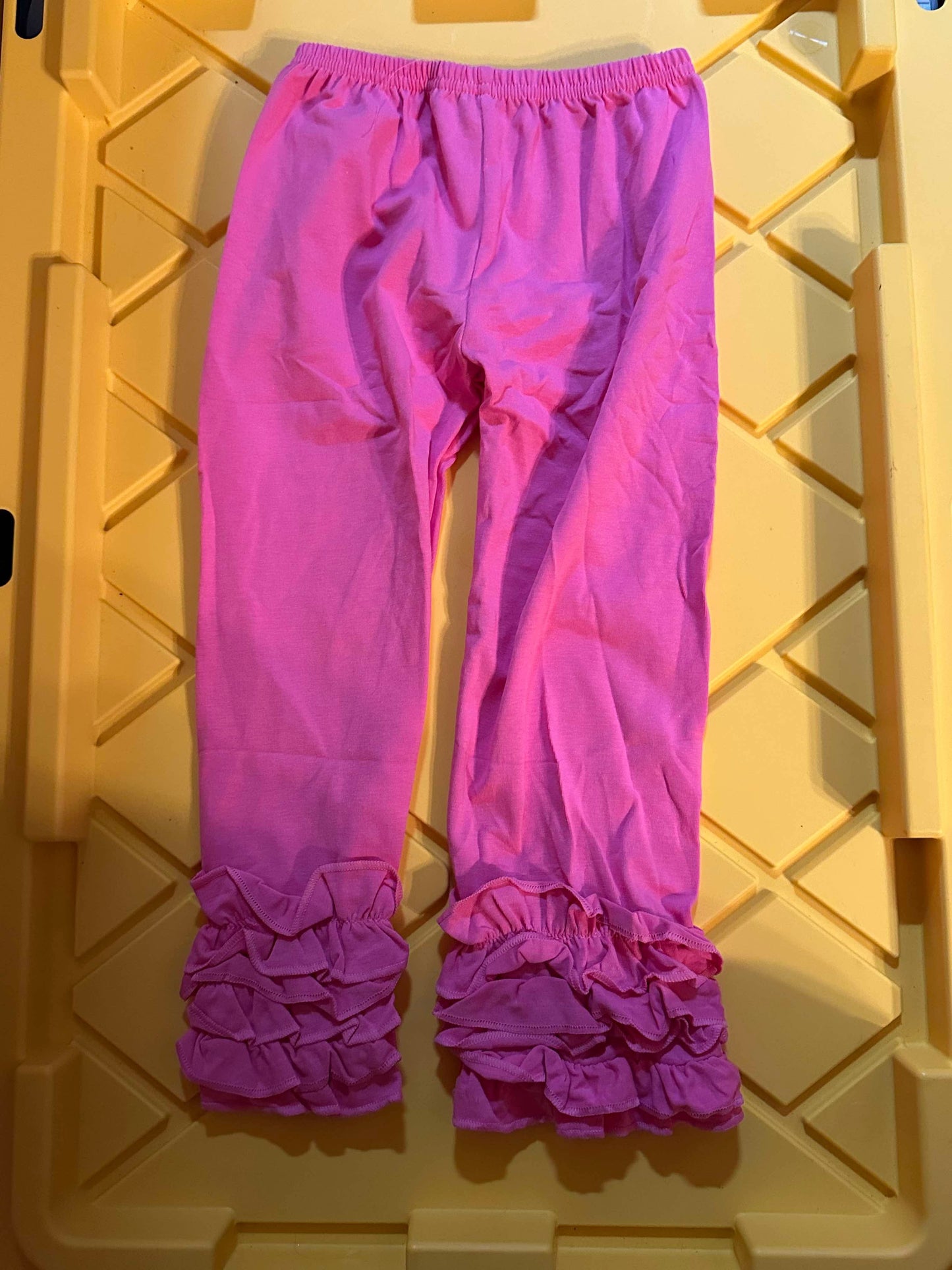 Pink cotton icing pants- all new in packages! Sizes: 4t, 5/6, 6/7 and 10/12