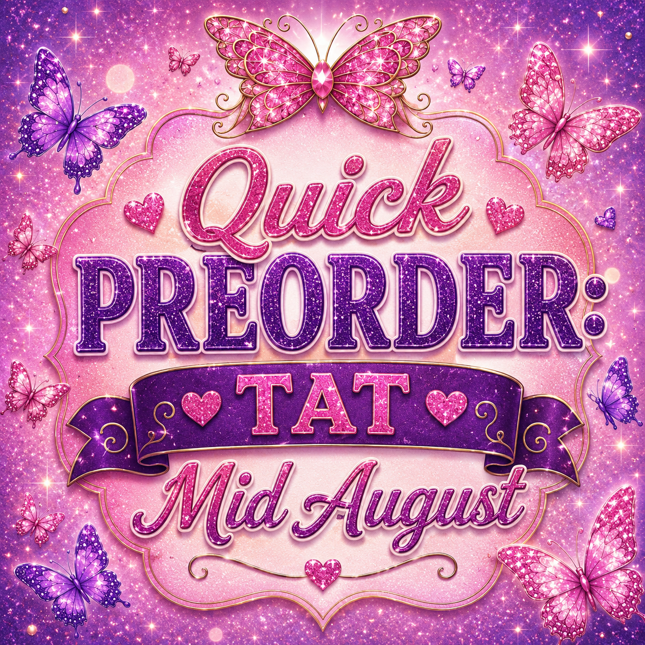 Quick Preorder closing 7/20 at 7pm!!