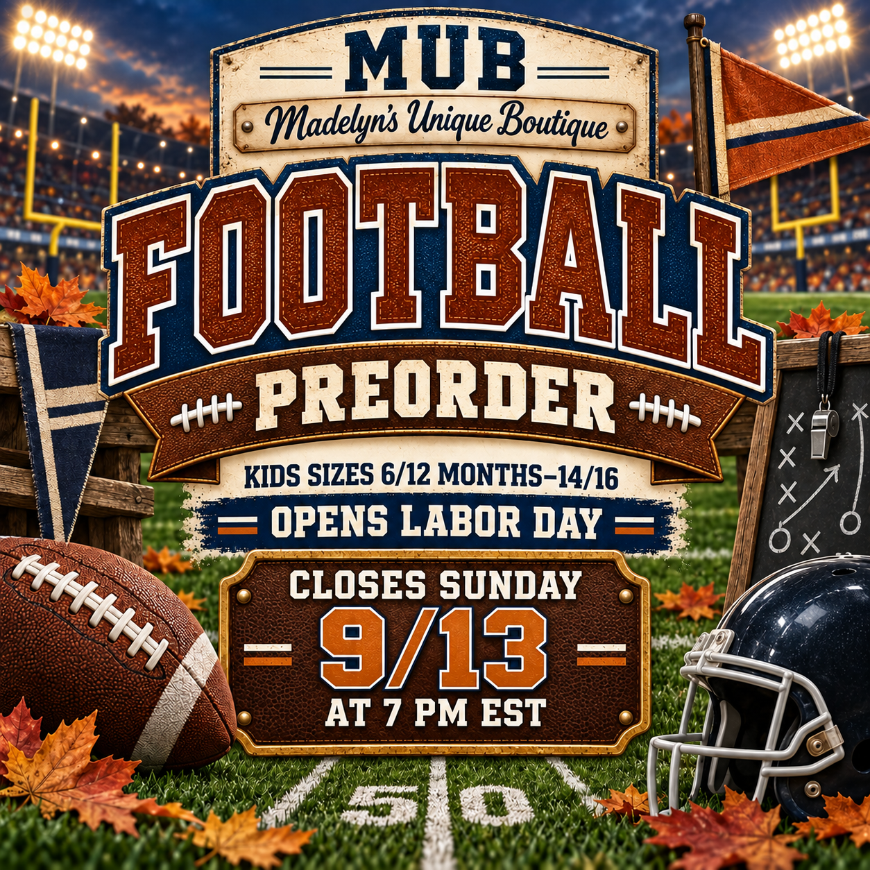 ✨🏟️🏈FOOTBALL PREORDER 🏈🏟️✨