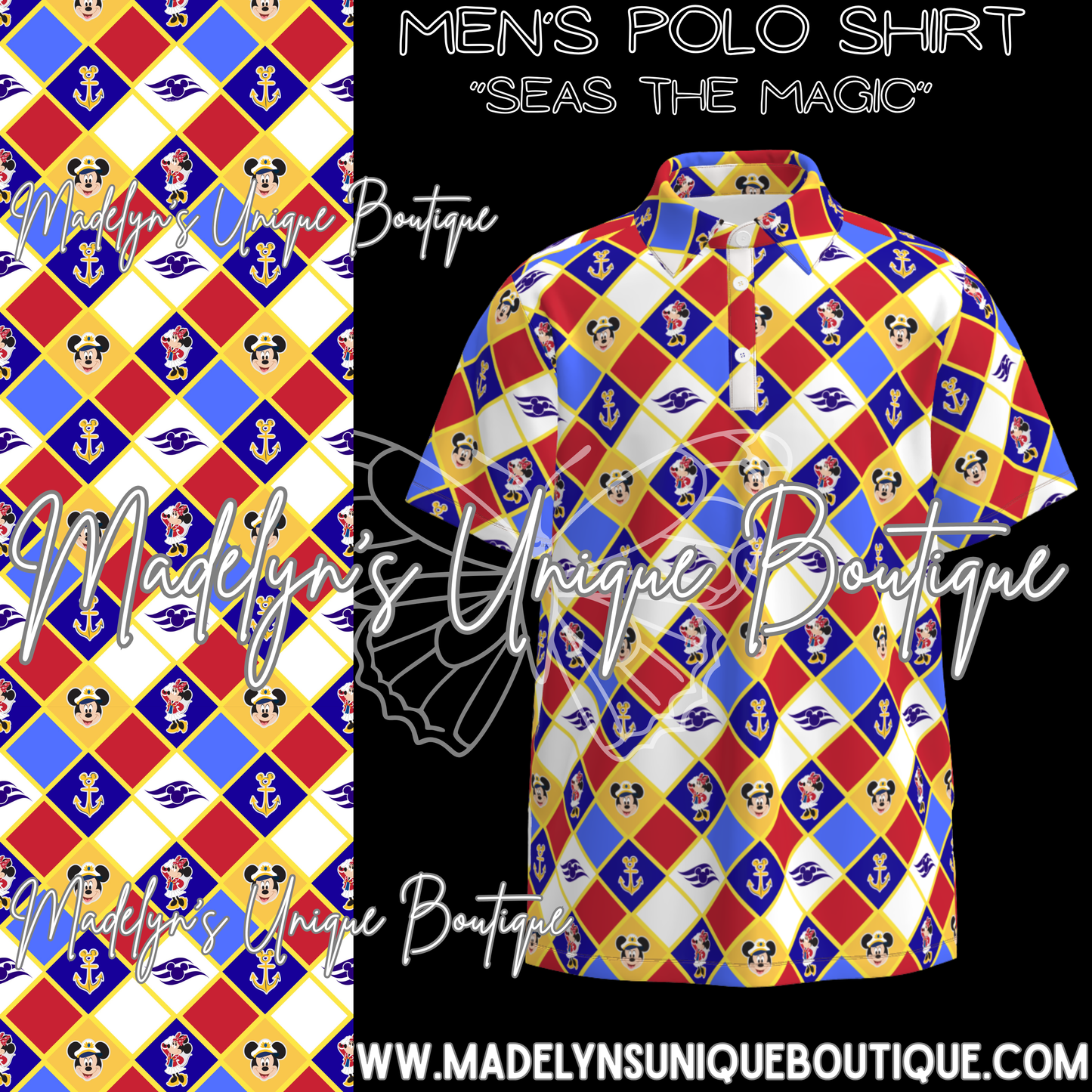 Men’s Polo “Seas the Magic