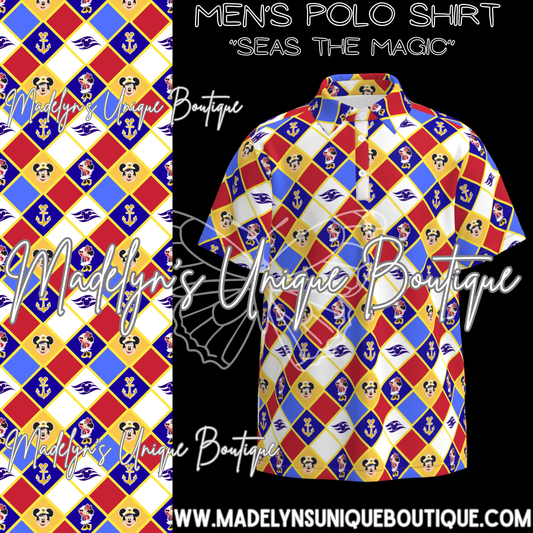 Men’s Polo “Seas the Magic