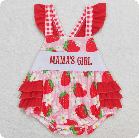 Mama’s girl (Embroidered romper)
