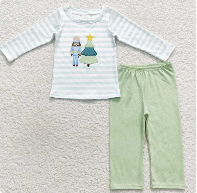 Christmas embroidered set