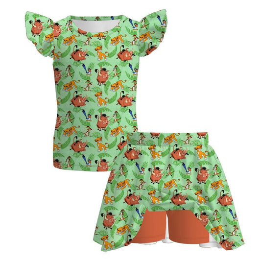 Girls skort set