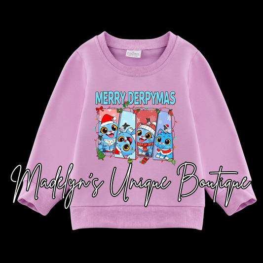 Girls lightweight sweatshirt