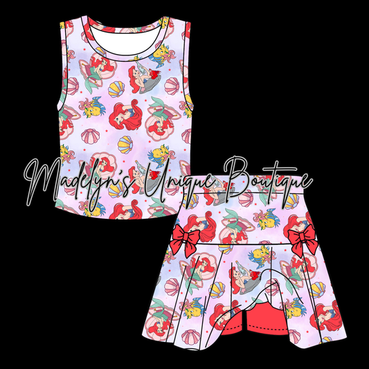 Girls skort set