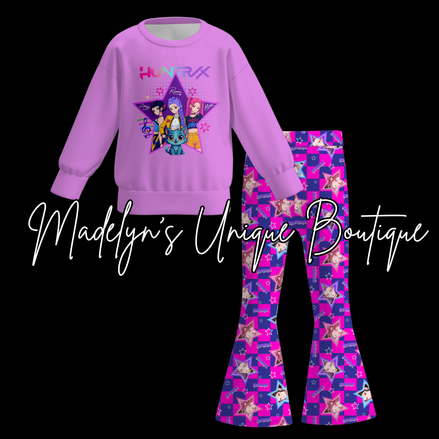 Kids lightweight sweatshirt set