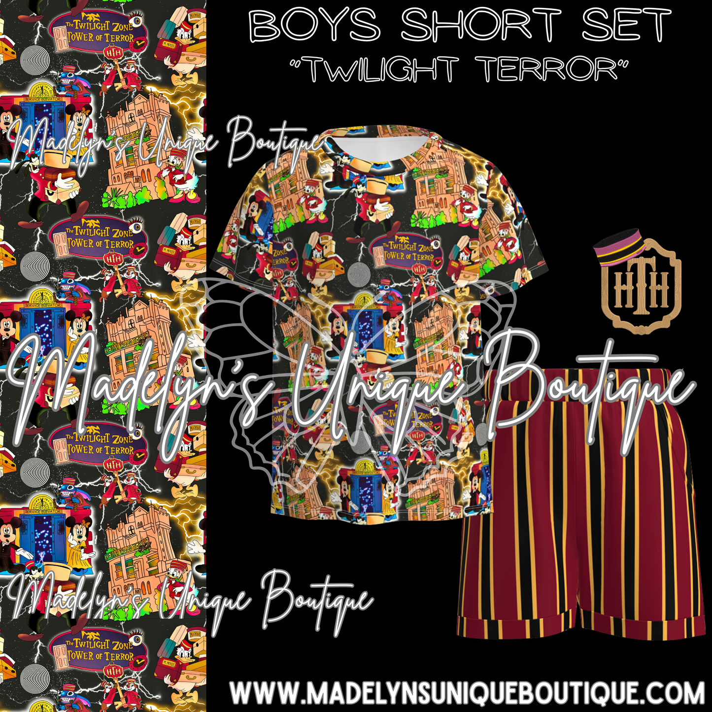 Boys short set “Twilight Terror”