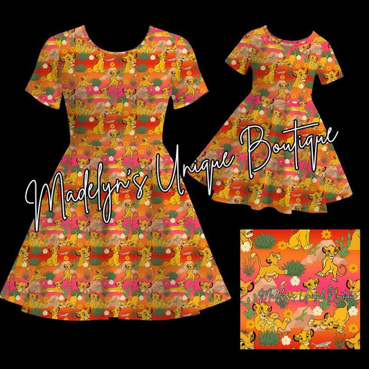 Women’s twirl dress with pockets