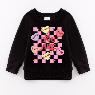 Valentines lightweight sweatshirt