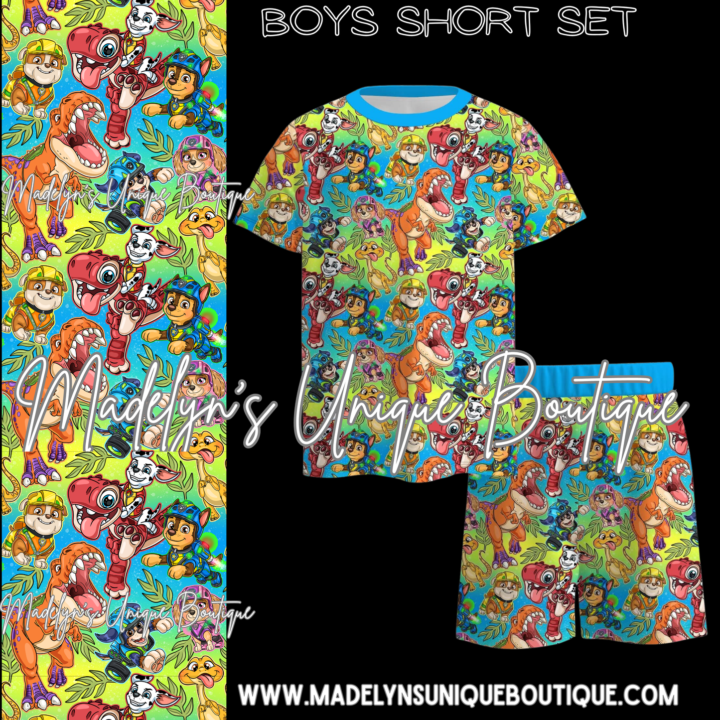 Boys short set