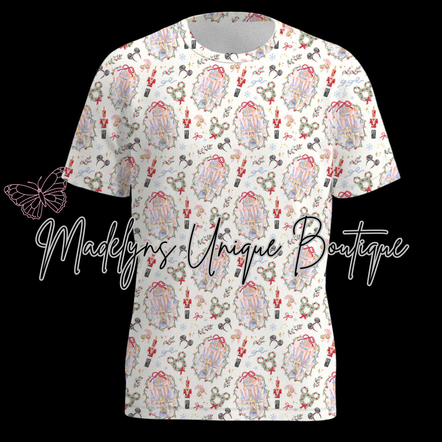 Unisex tee adult “Christmas theme”