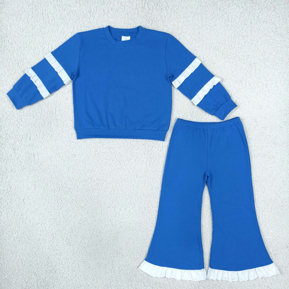 Blue ruffle set