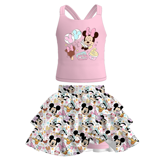 Girls skort set (built in shorts)