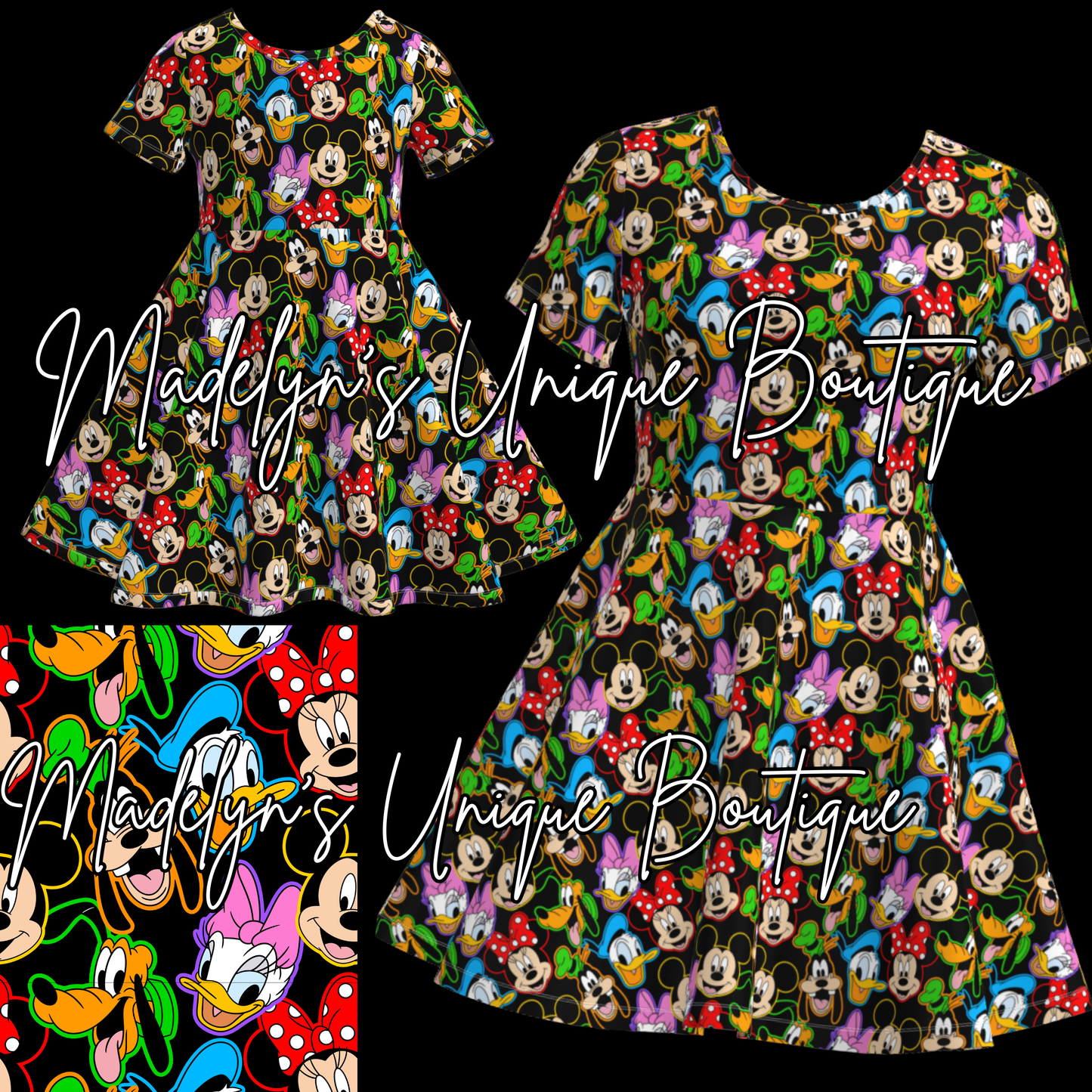 Women’s twirl dress with pockets