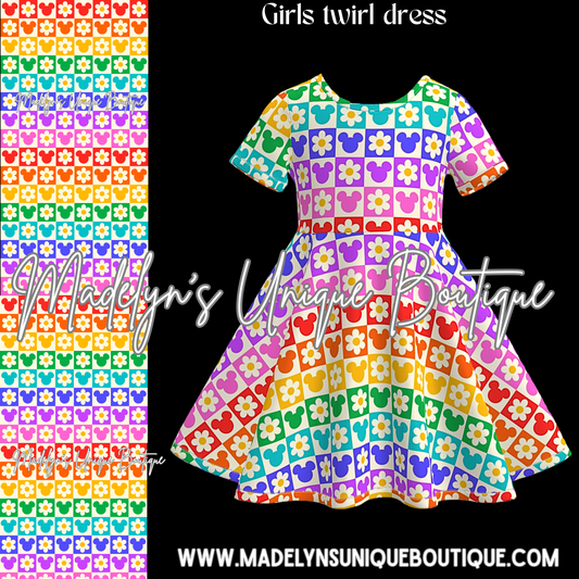 Girls twirl dress