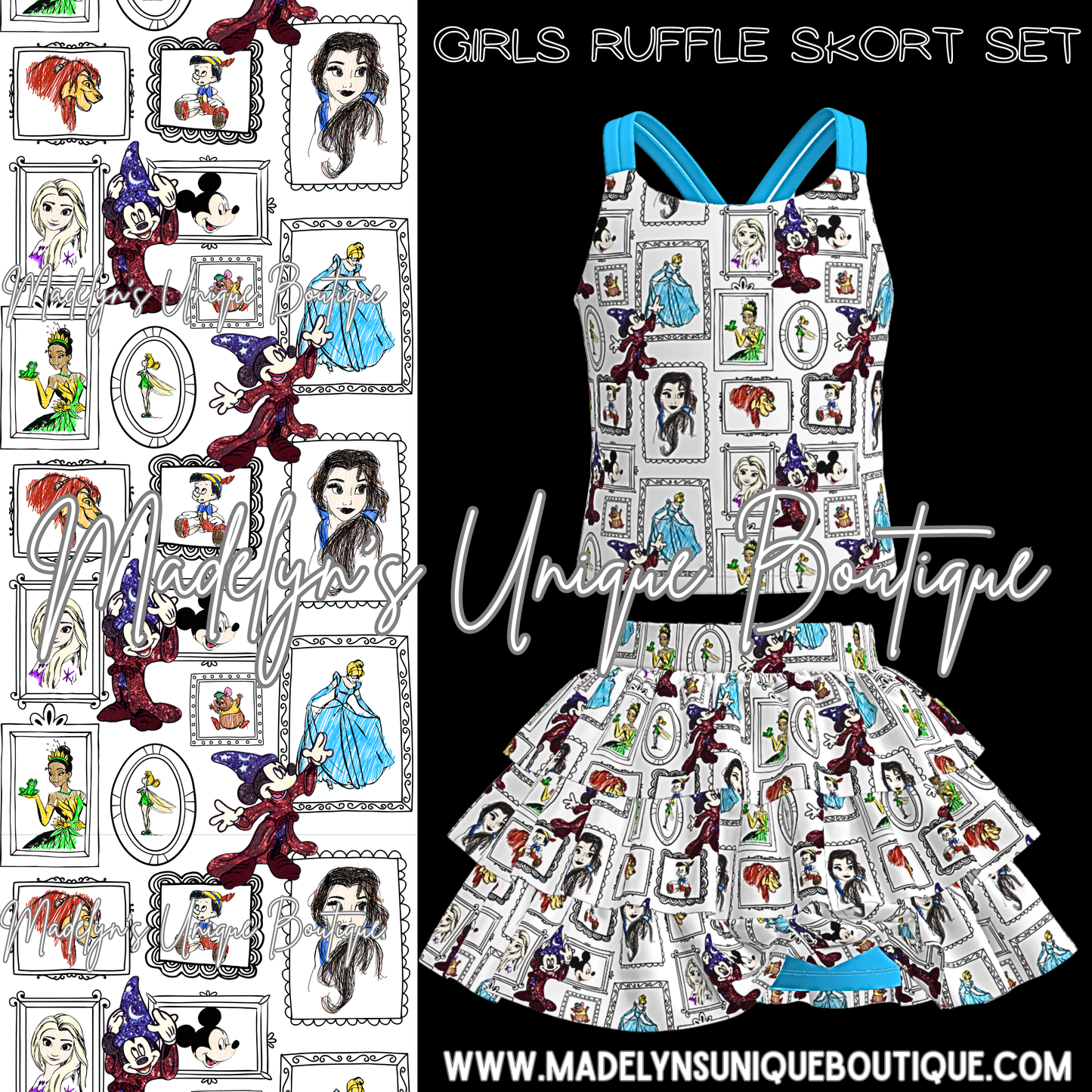 Girls skort set