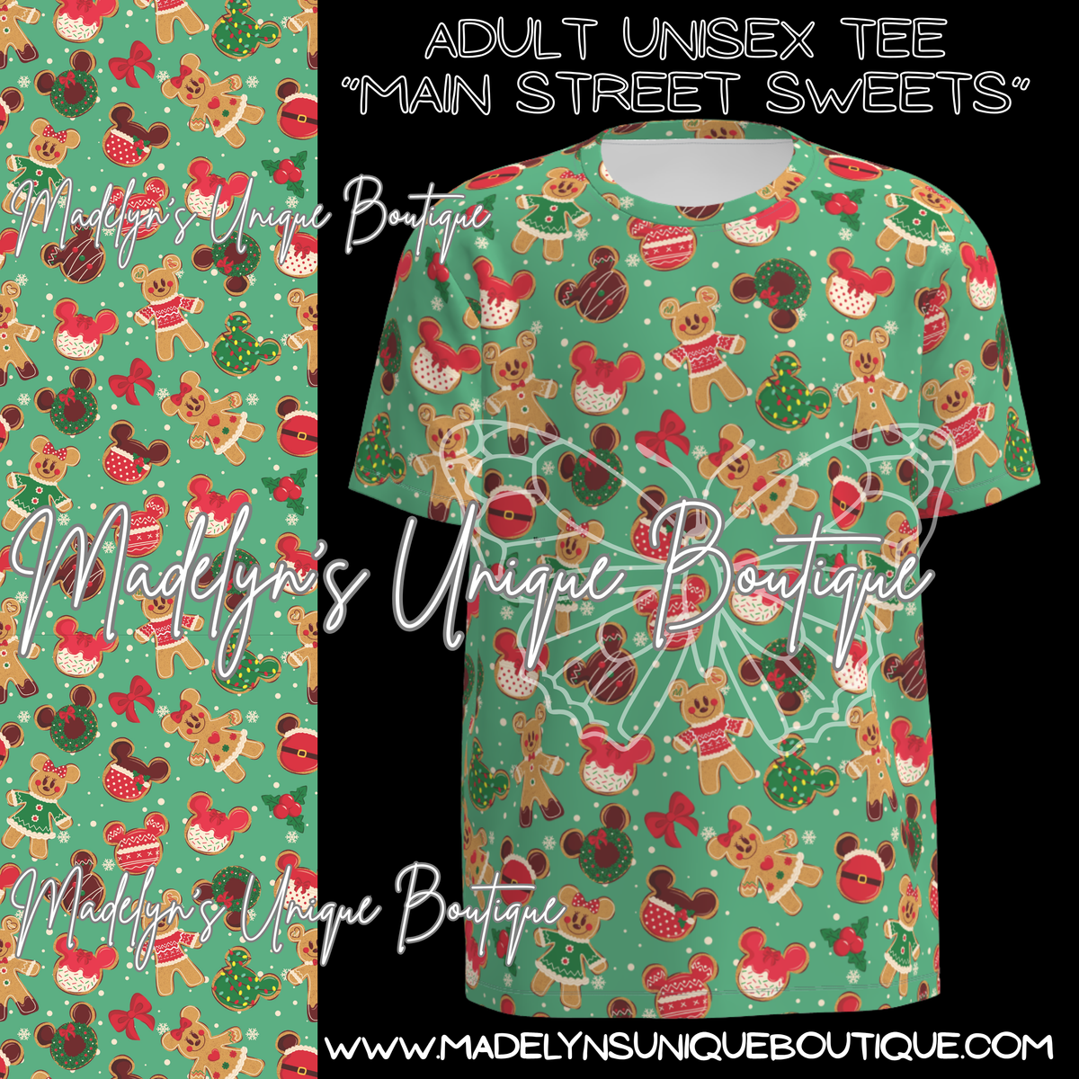 Adult unisex tee “Mainstreet sweets”