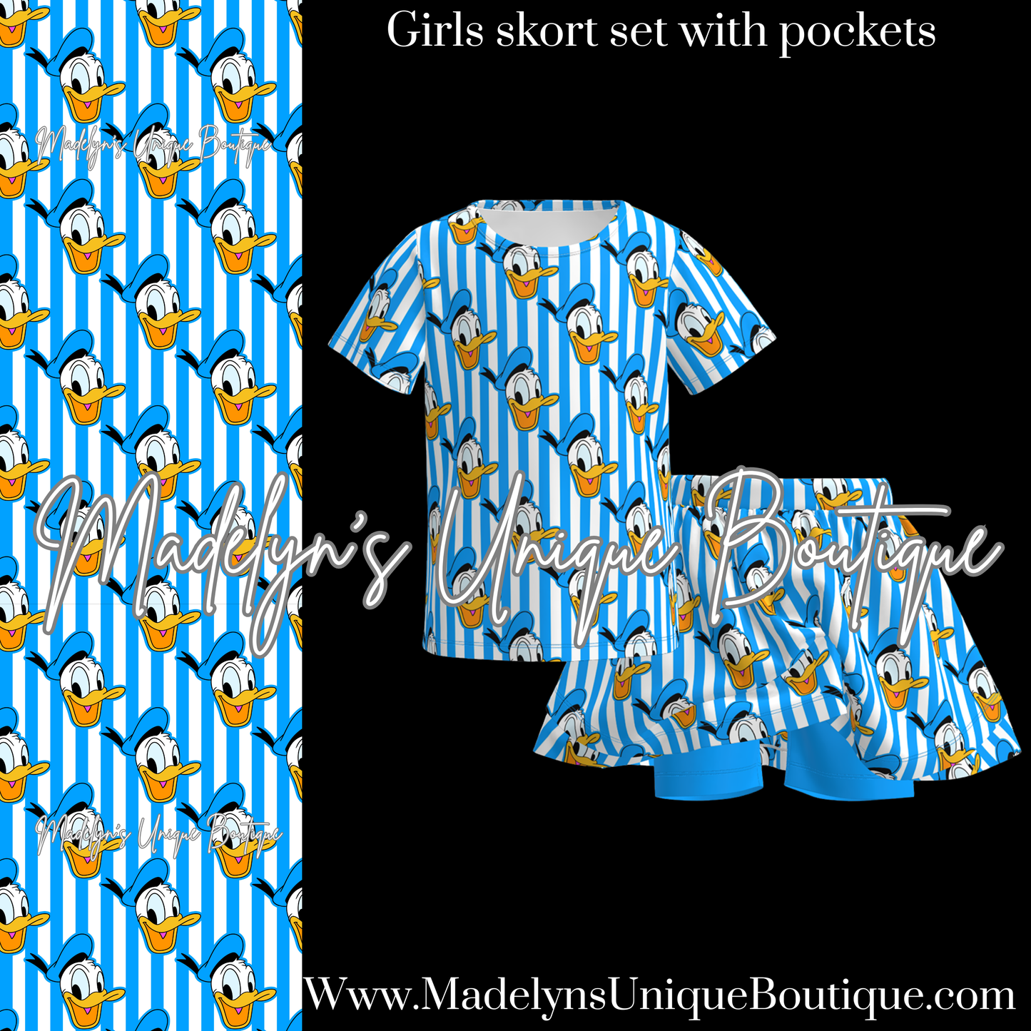 Girls skort set