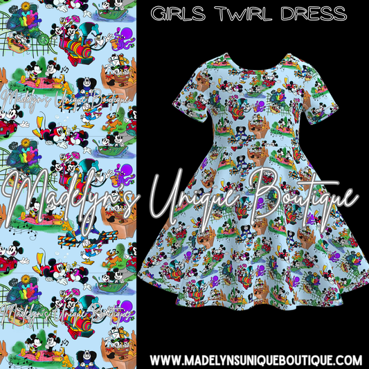 Girls twirl dress