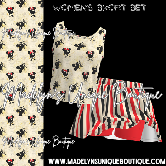 Women’s skort set “A pirates life for me”