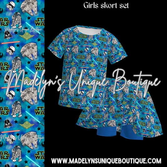 Girls skort set