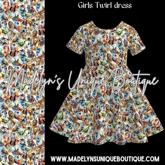 Girls twirl dress