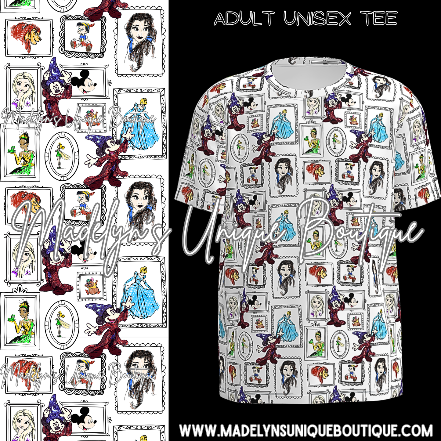 Unisex tee adult
