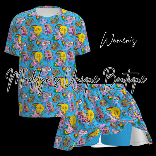 Women’s skort & shirt matching set
