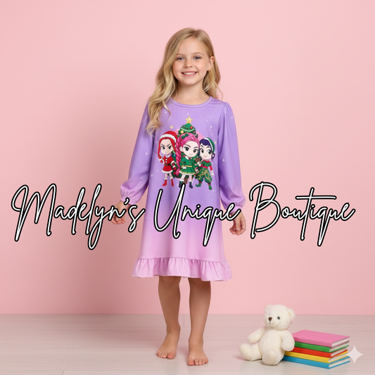 Kids pajama dress