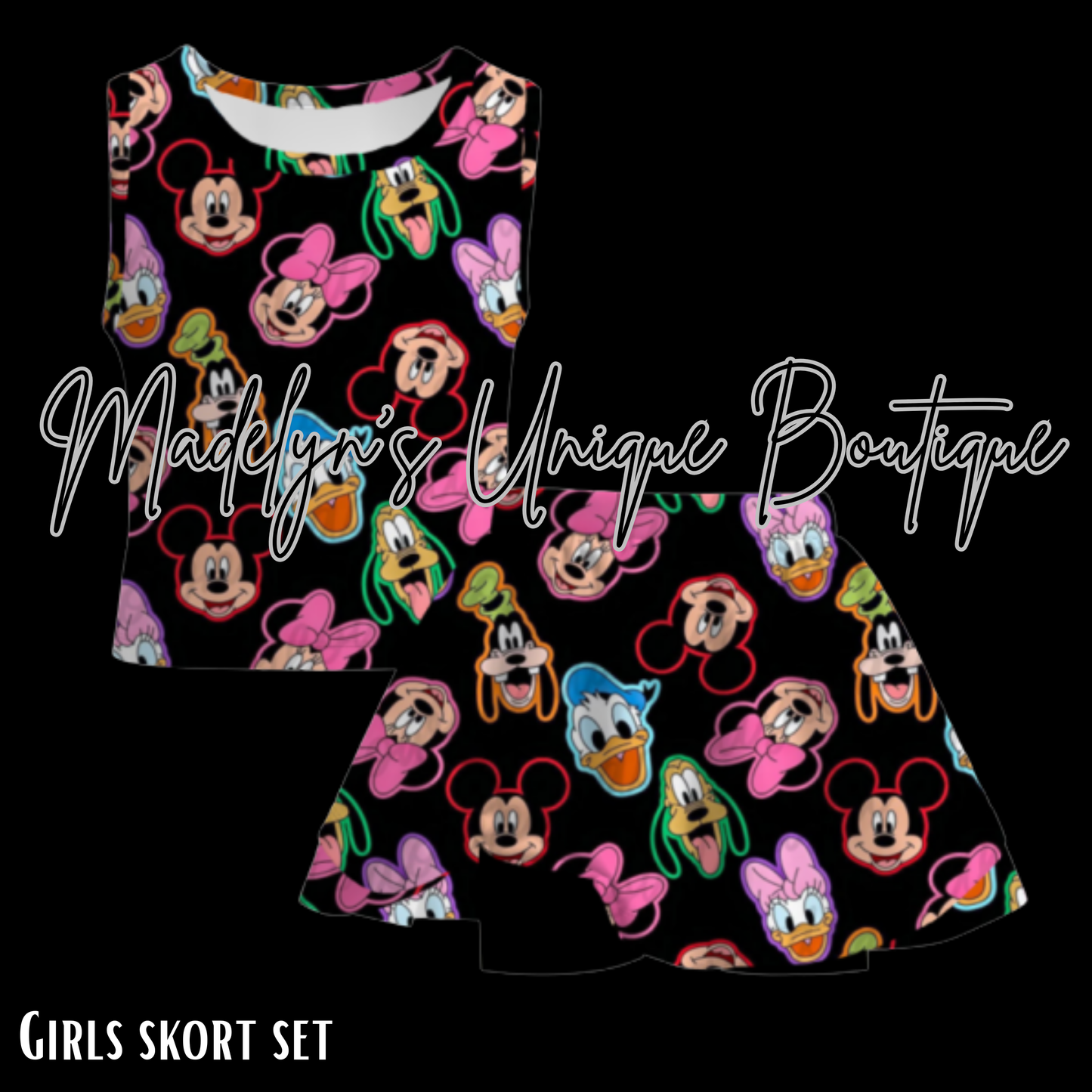Girls skort set