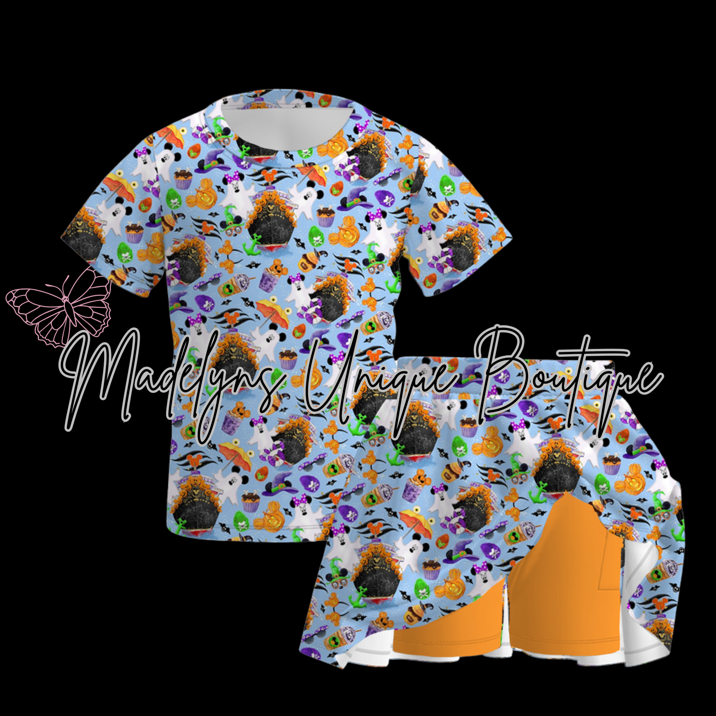 Girls skort set “Spooky Sailing”