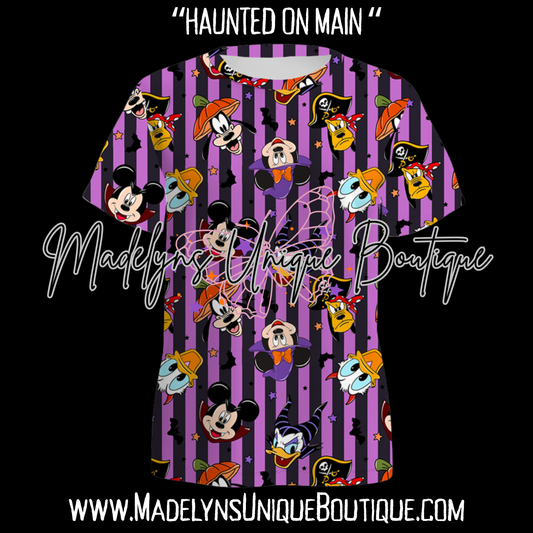 Women’s tee “Haunted on Main”