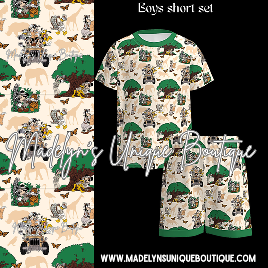 Boys short set