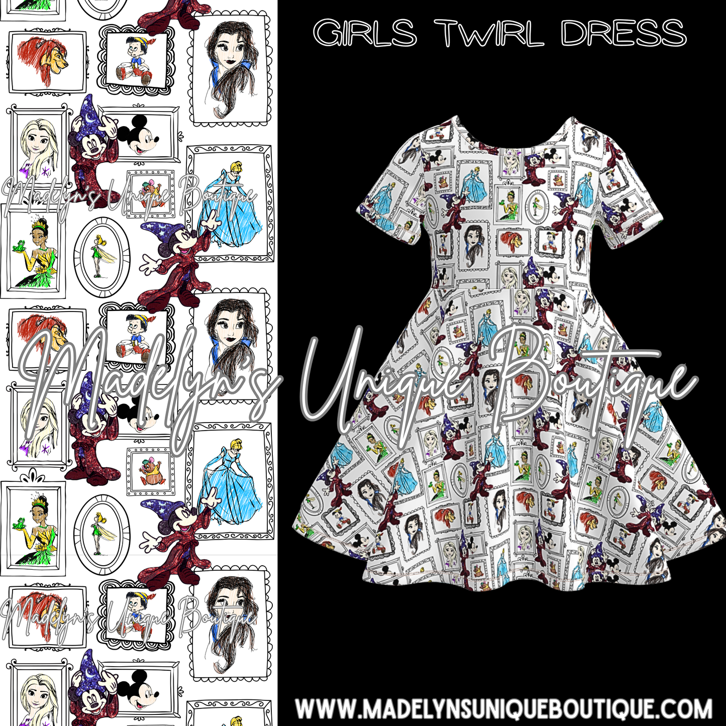 Girls twirl dress