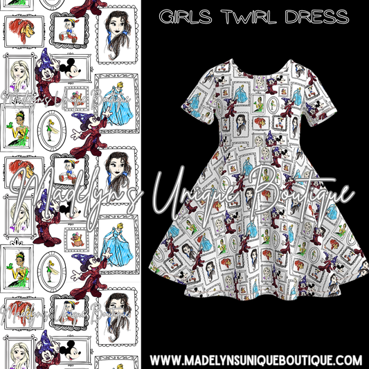 Girls twirl dress