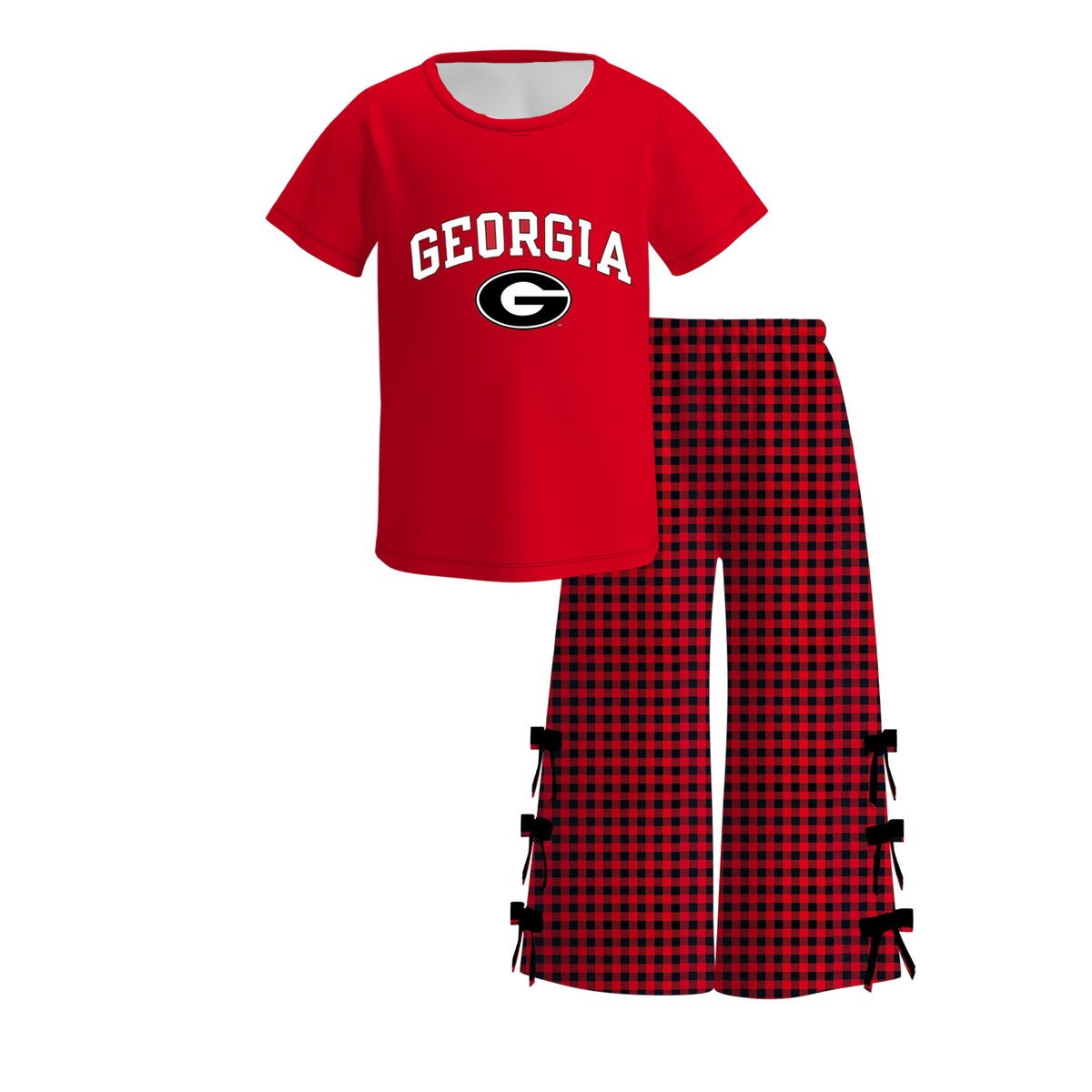Football Set with bow pants