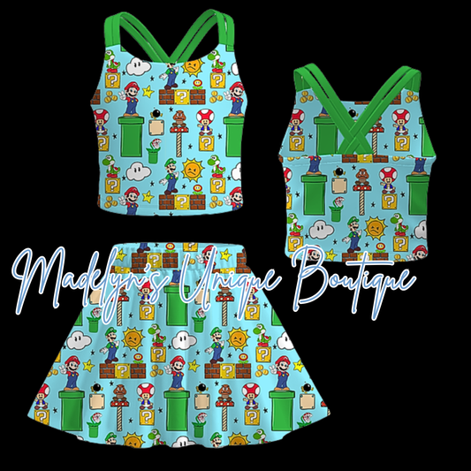 Girls skort set