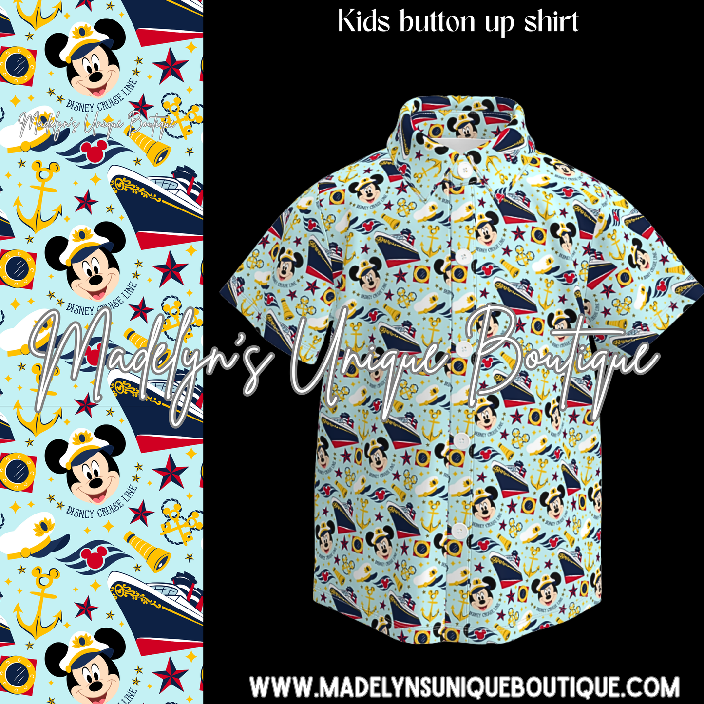 Boys button up shirt