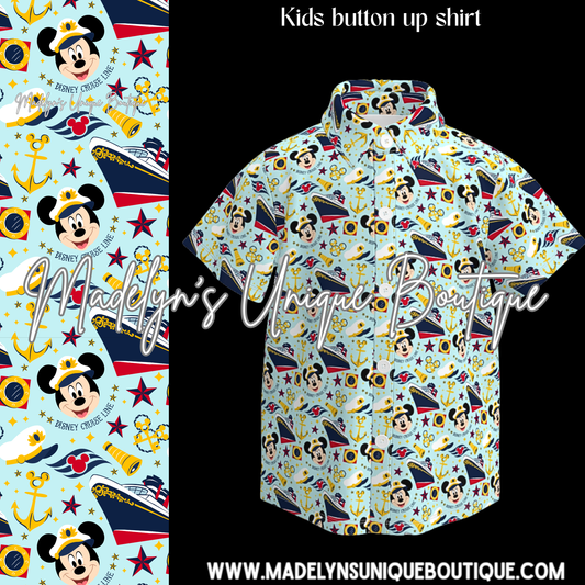 Boys button up shirt