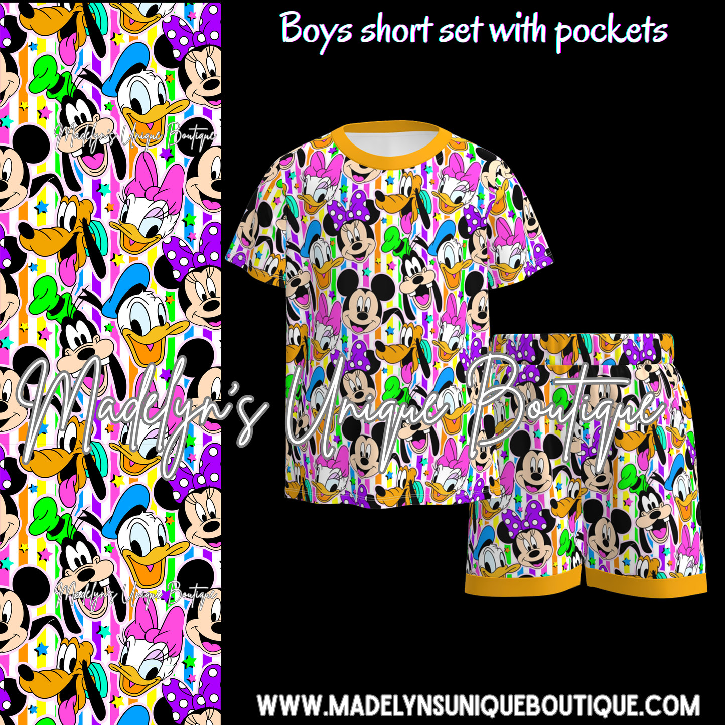 Boys short set
