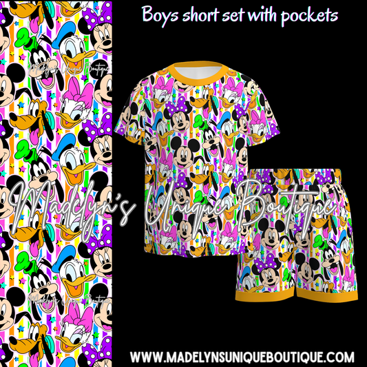 Boys short set