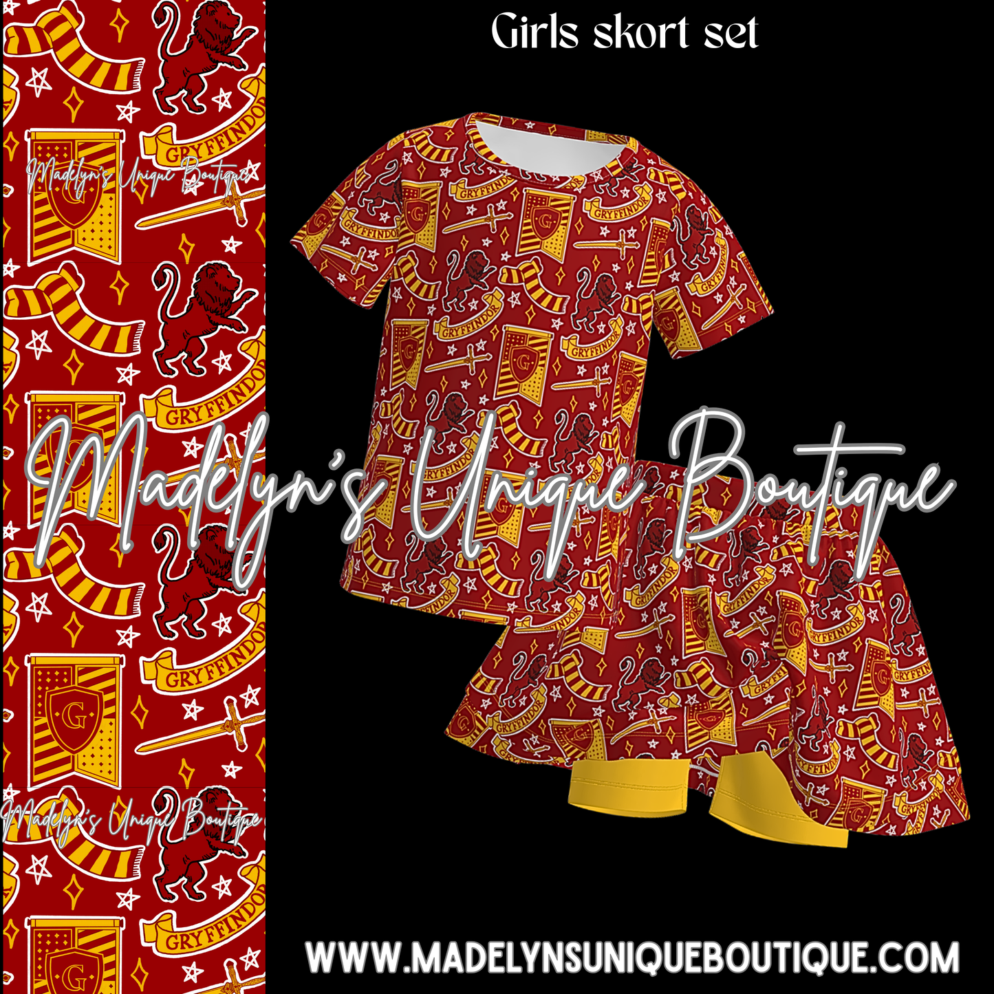 Girls skort set