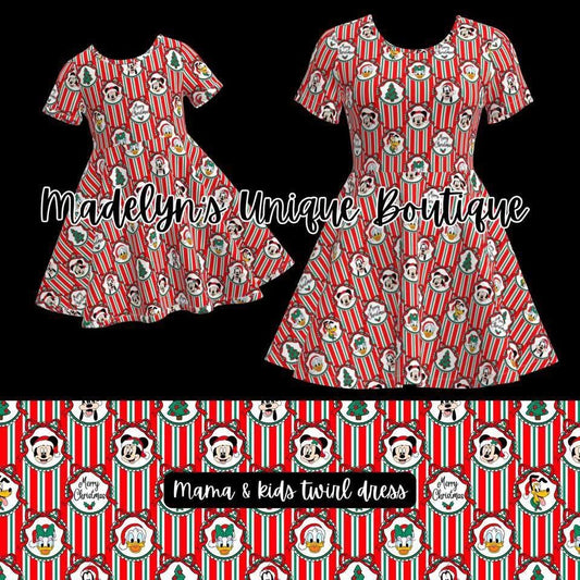 Women’s Christmas twirl dress with pockets