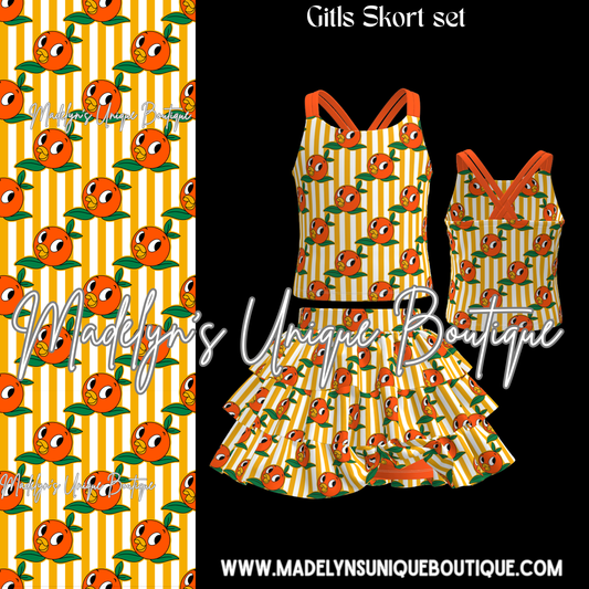 Girls skort set