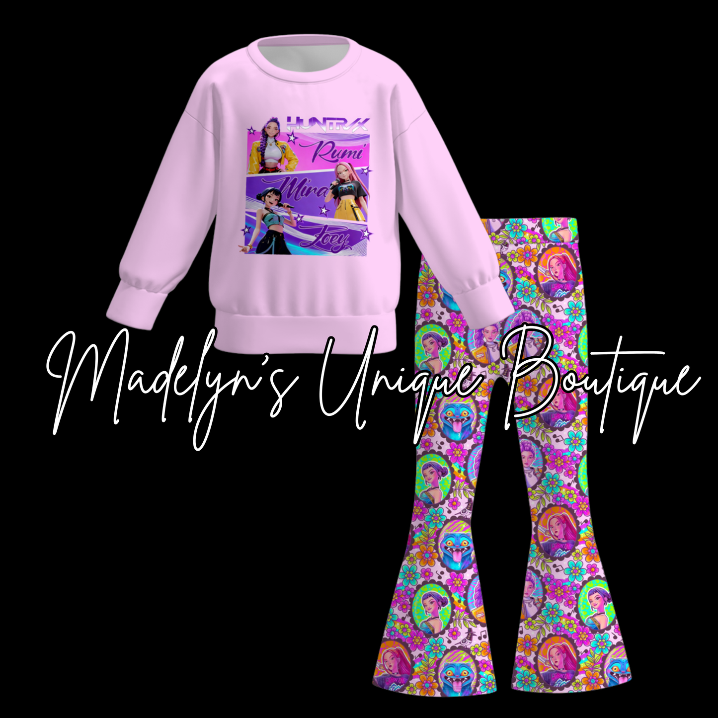 Kids lightweight sweatshirt set