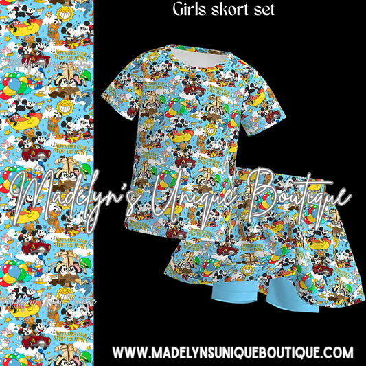 Girls skort set
