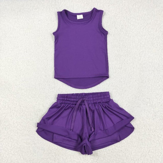 athletic set with shorts built in
